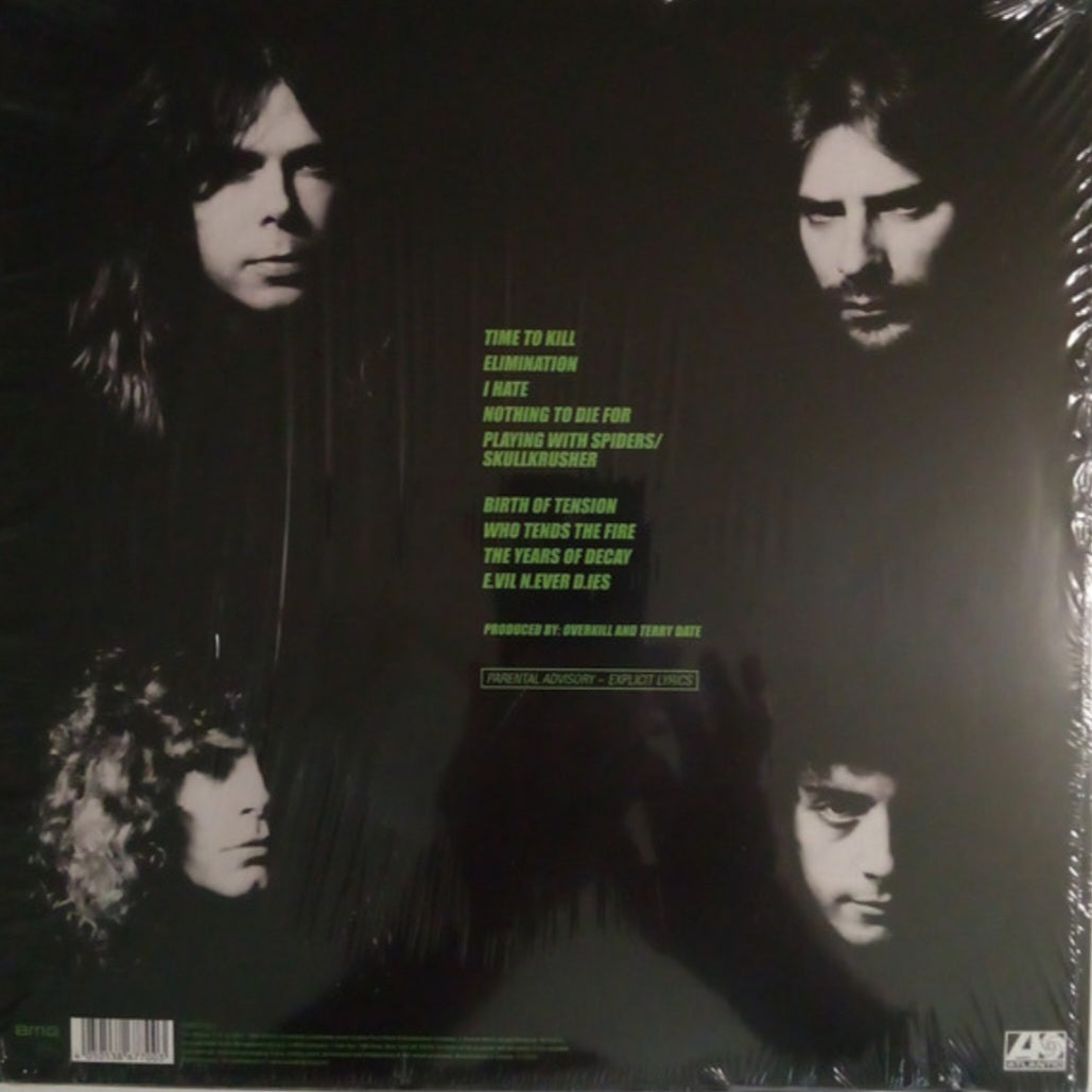 OVERKILL : THE YEARS OF DECAY LTD LP 180G RED MARBLED VINYL