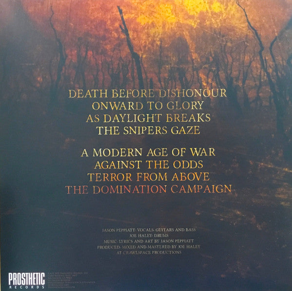 DOMINATION CAMPAIGN : ONWARD TO GLORY LTD LP 180G RED ORANGE SPLATTER VINYL