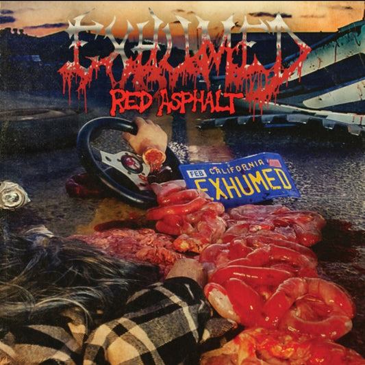 EXHUMED : RED ASPHALT LTD LP 180G BLOOD RED VINYL