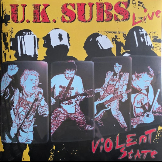 UK SUBS : VIOLENT STATE - LIVE LTD LP 180G YELLOW VINYL