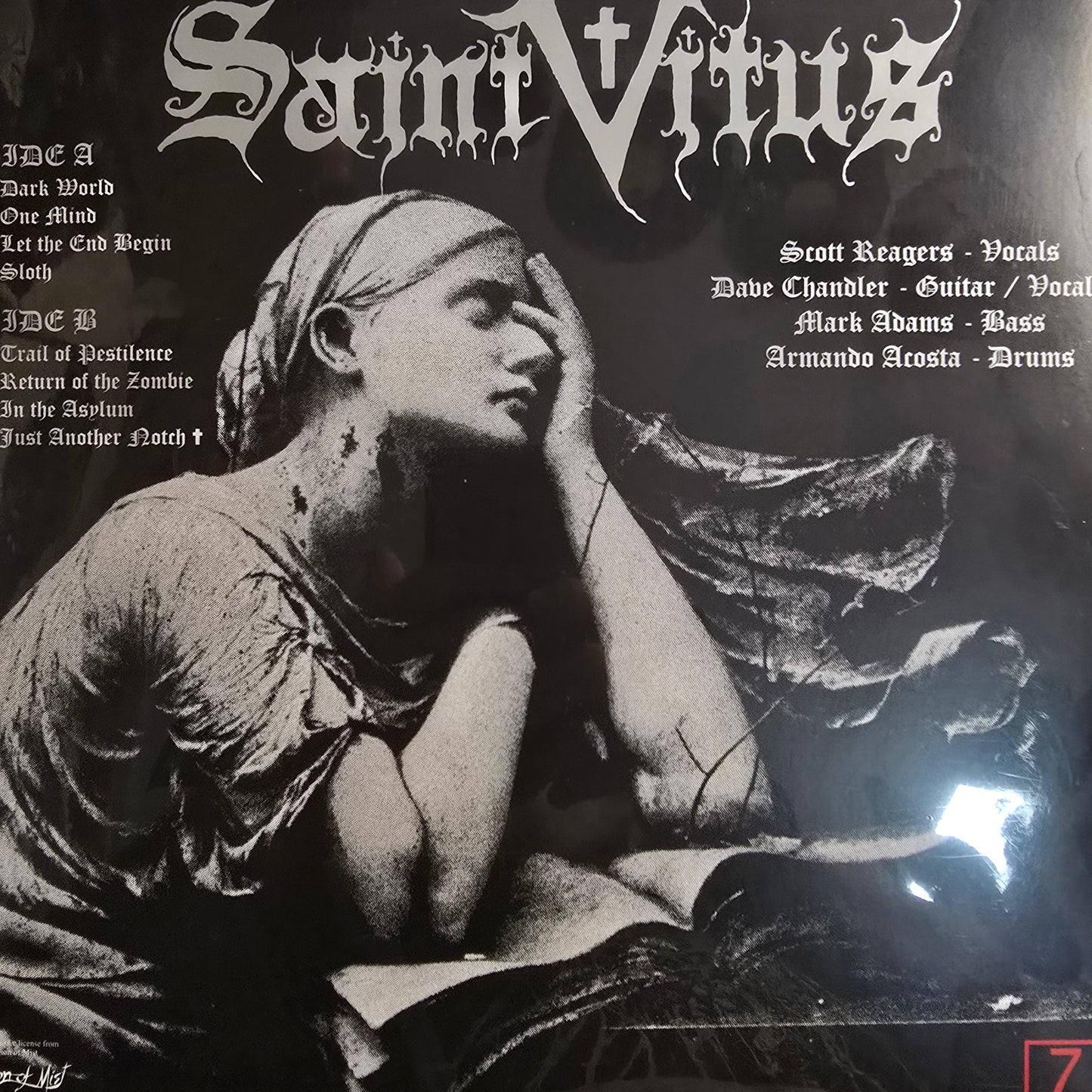 SAINT VITUS : DIE HEALING LTD LP 180G WHITE MARBLED VINYL