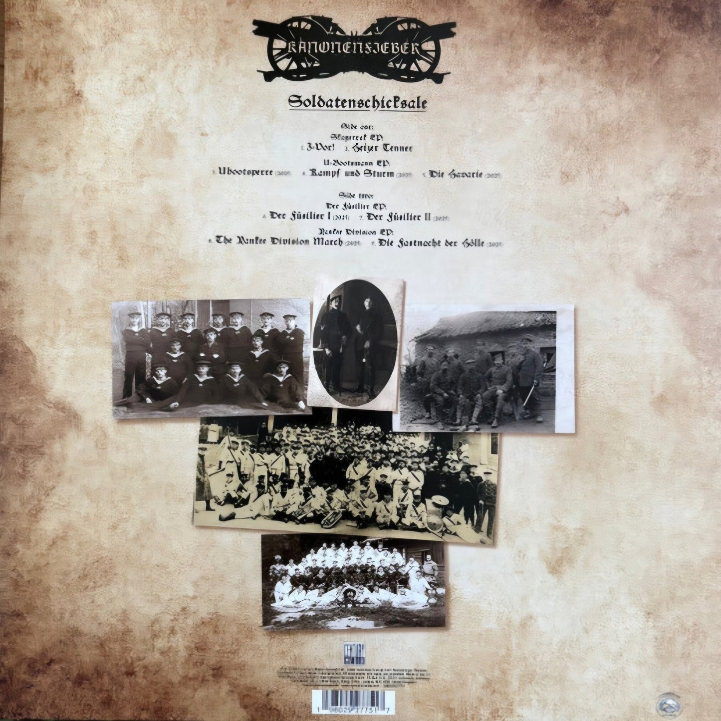 KANONENFIEBER : SOLDATENSCHICKSALE LP 180G