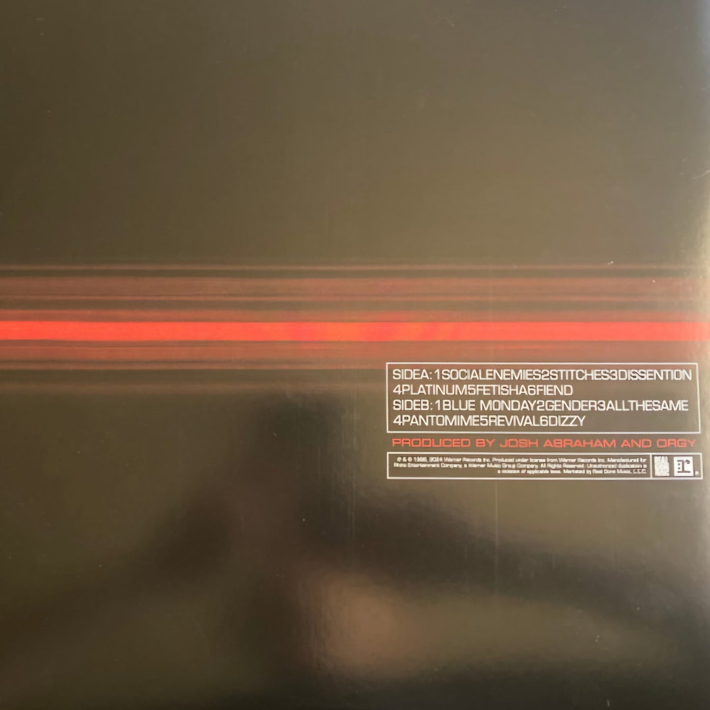 ORGY : CANDYASS LTD LP 180G ORANGE WITH BLACK SWIRL VINYL