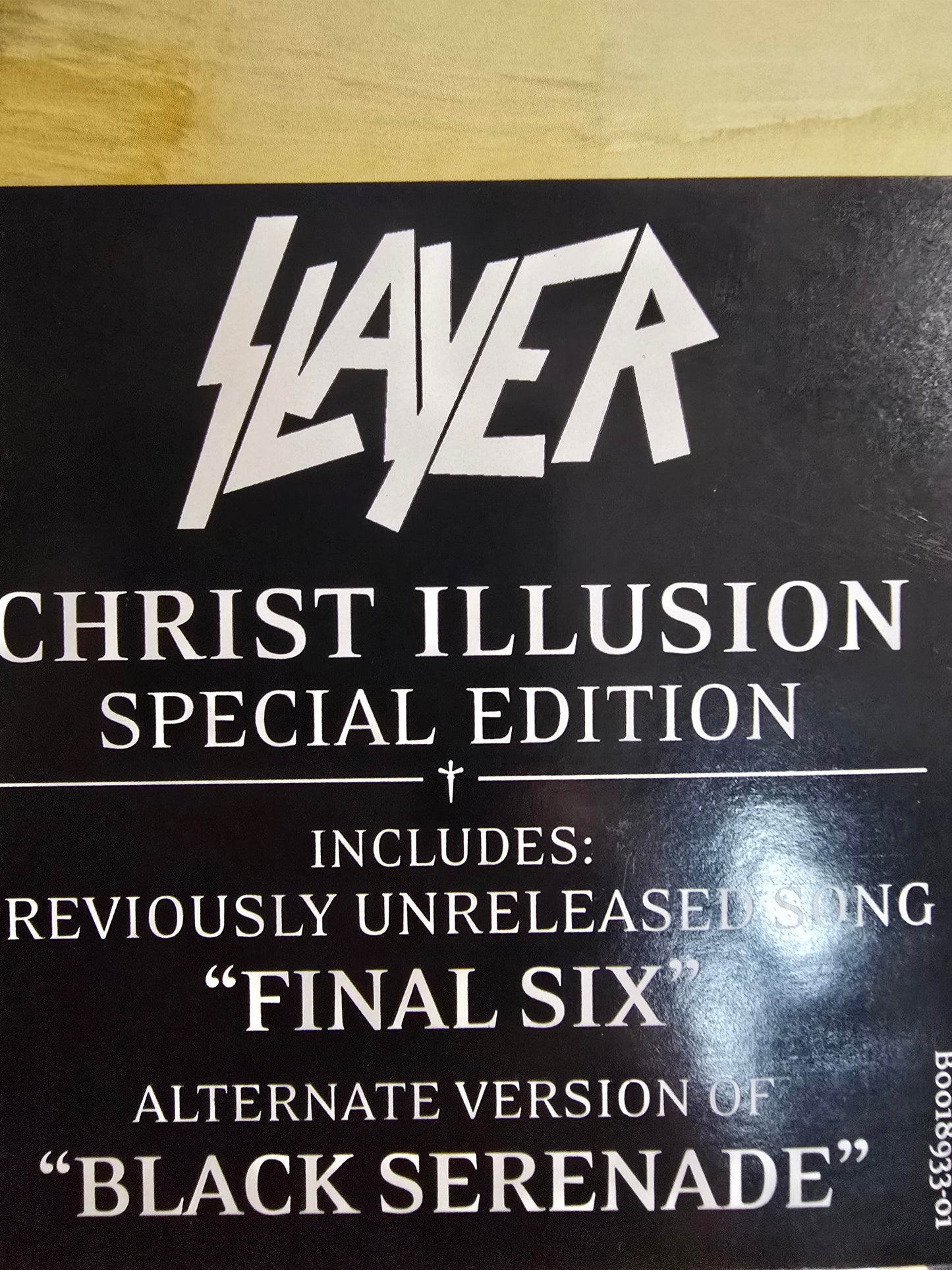 SLAYER : CHRIST ILLUSION SPECIAL EDITION LP 180G