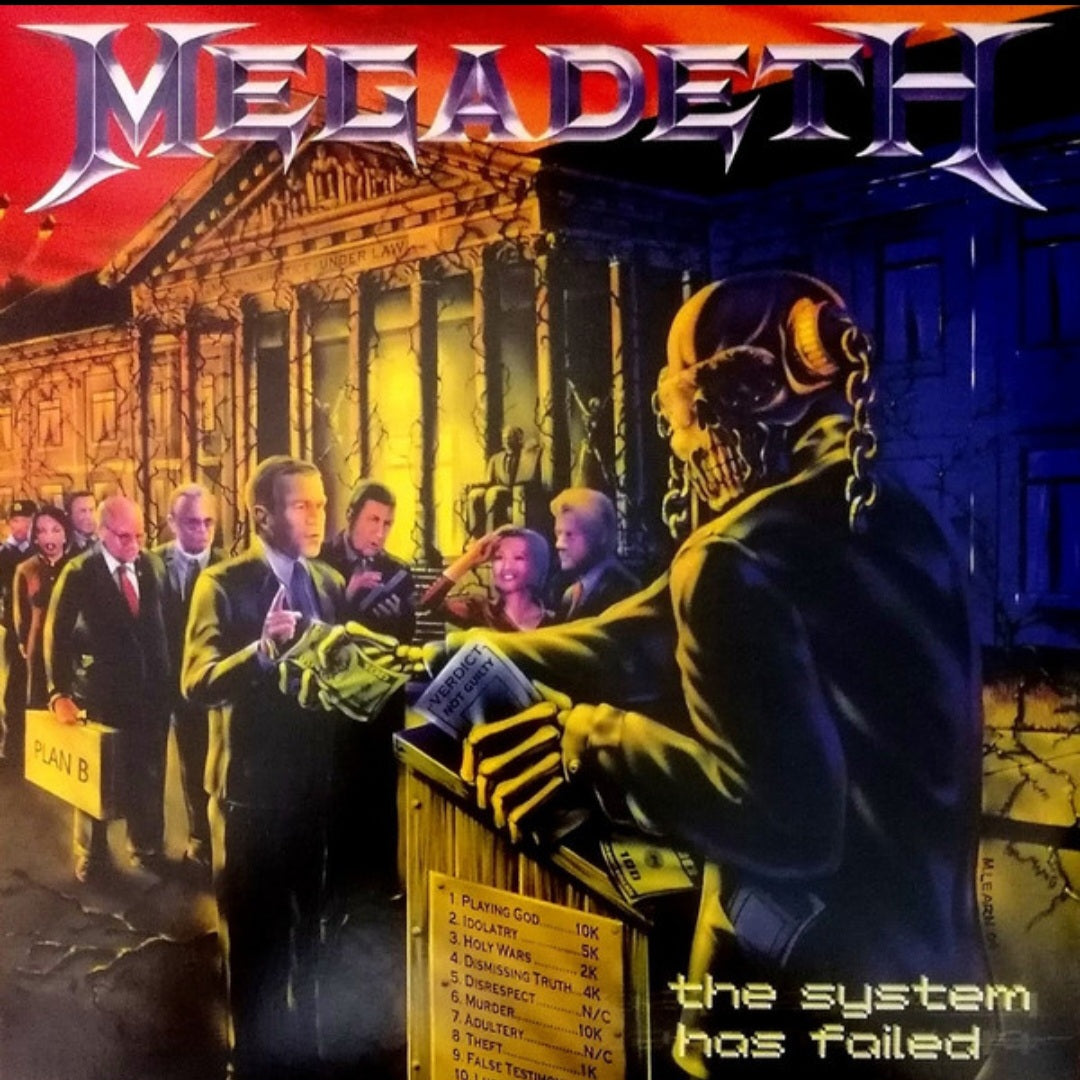MEGADETH : THE SYSTEM HAS FAILED LP 180G