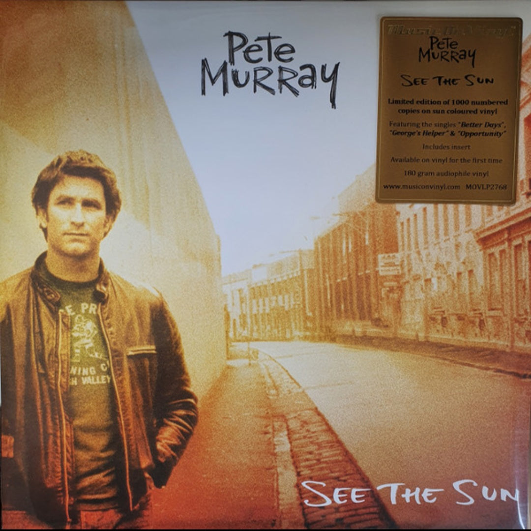 PETE MURRAY : SEE THE SUN LTD LP SUN COLOURED VINYL