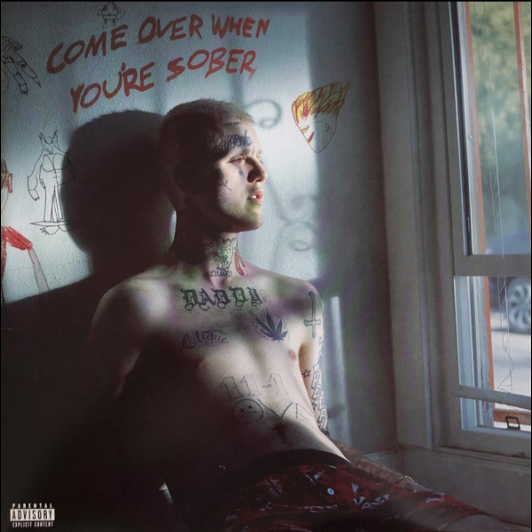 LIL PEEP : COME OVER WHEN YOU'RE SOBER LTD 2LP 180G PINK BLACK VINYL