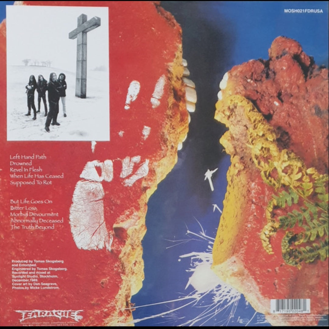 ENTOMBED : LEFT HAND PATH LTD LP 180G WHITE VINYL