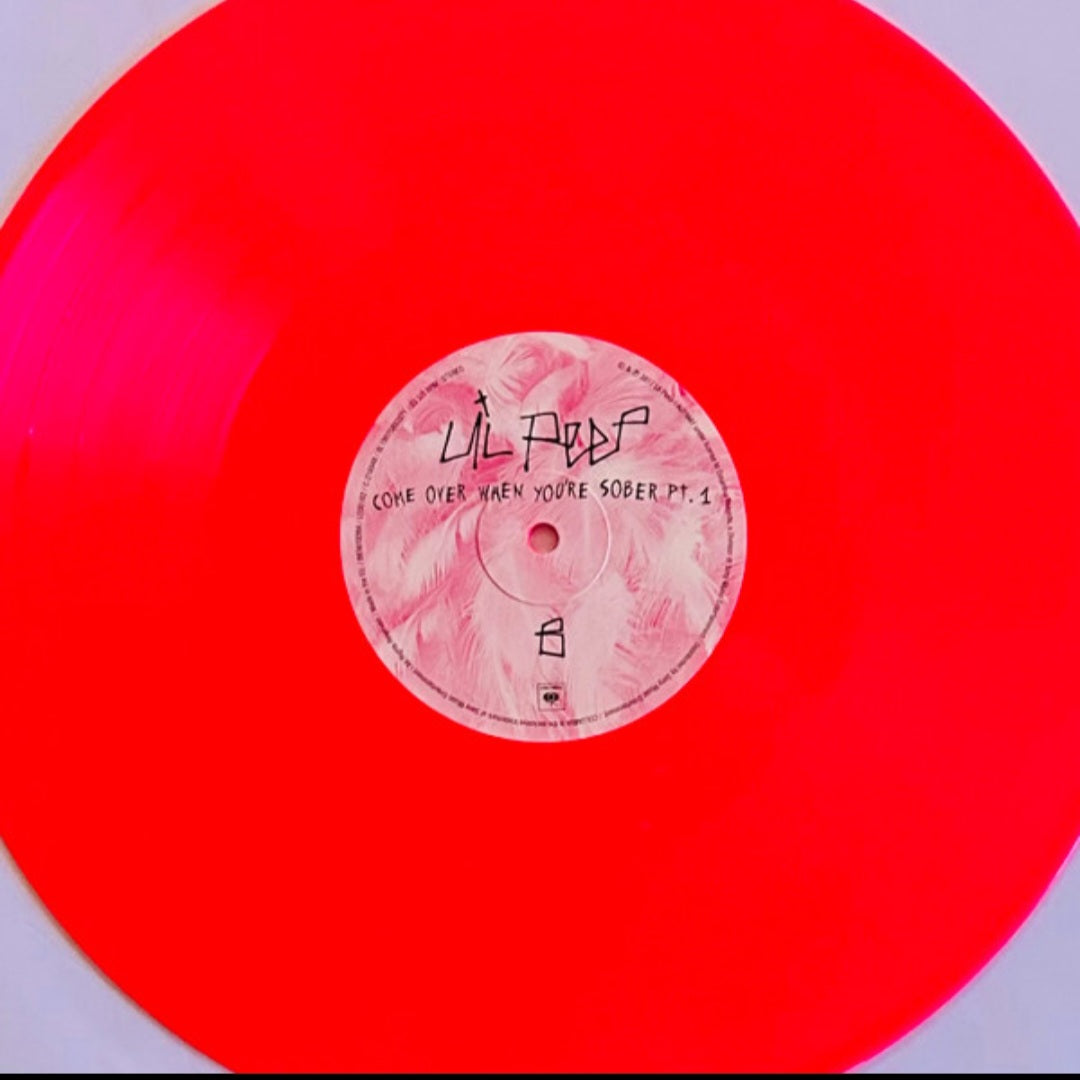 LIL PEEP : COME OVER WHEN YOU'RE SOBER LTD 2LP 180G PINK BLACK VINYL