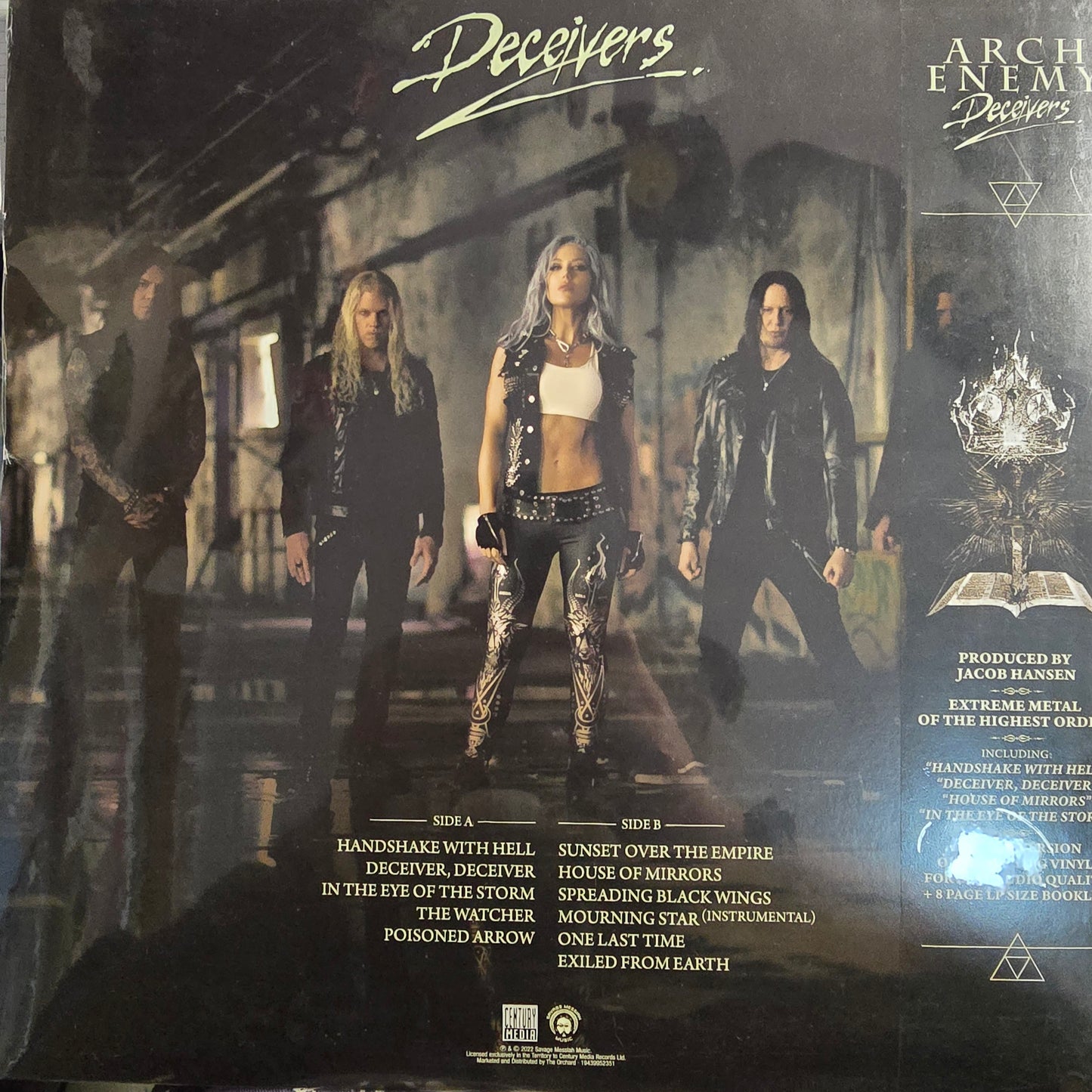 ARCH ENEMY : DECEIVERS LTD LP 180G BLUE VINYL