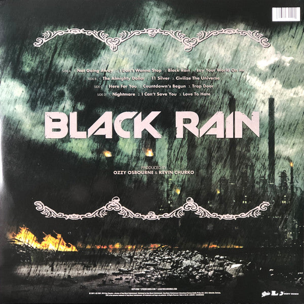 OZZY OSBORNE : BLACK RAIN 2LP 180G