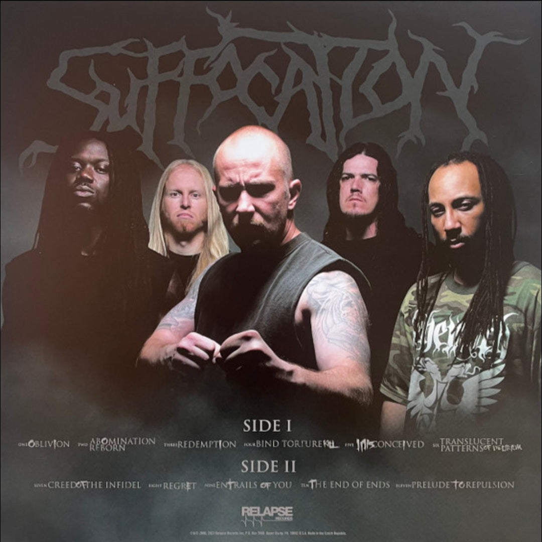 SUFFOCATION : SUFFOCATION LTD LP 180G BLUE BLACK SPLATTER VINYL
