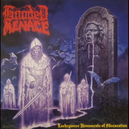 HOODED MENACE : LACHRYMOSE MONUMENTS OF OBSCURATION LTD LP 180G RED VINYL