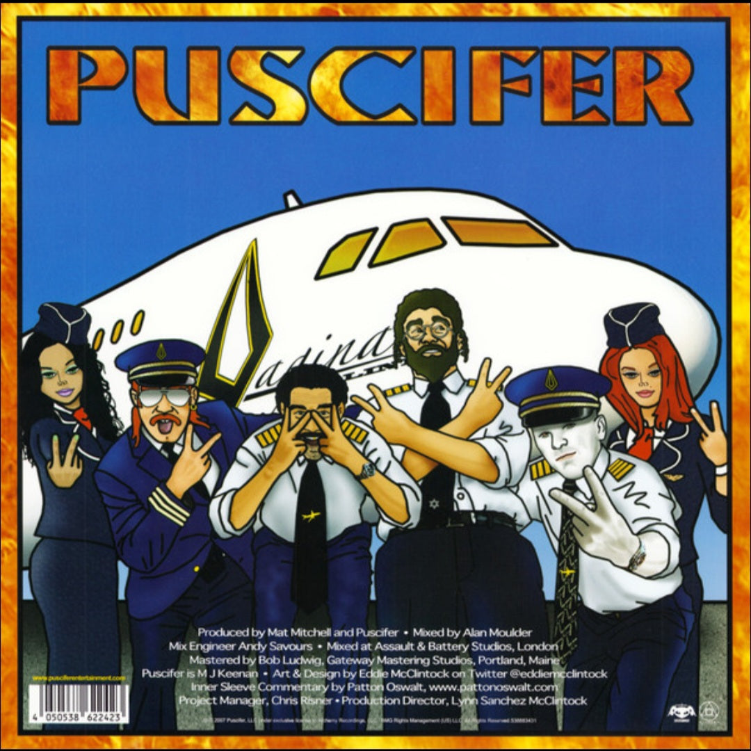 PUSCIFER : V IS FOR VIAGRA LTD 2LP 180G BLUE BLACK SMOKE VINYL