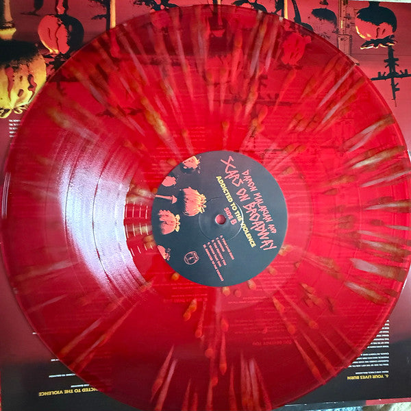 DARON MALAKIAN/SCARS ON BROADWAY : ADDICTED TO THE VIOLENCE LTD LP 180G RED GOLD SPLATTER VINYL