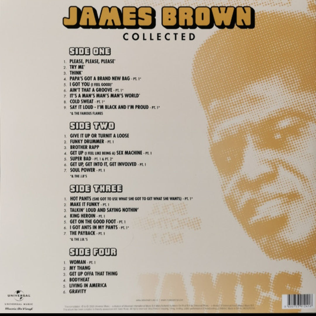 JAMES BROWN : COLLECTED 2LP 180G