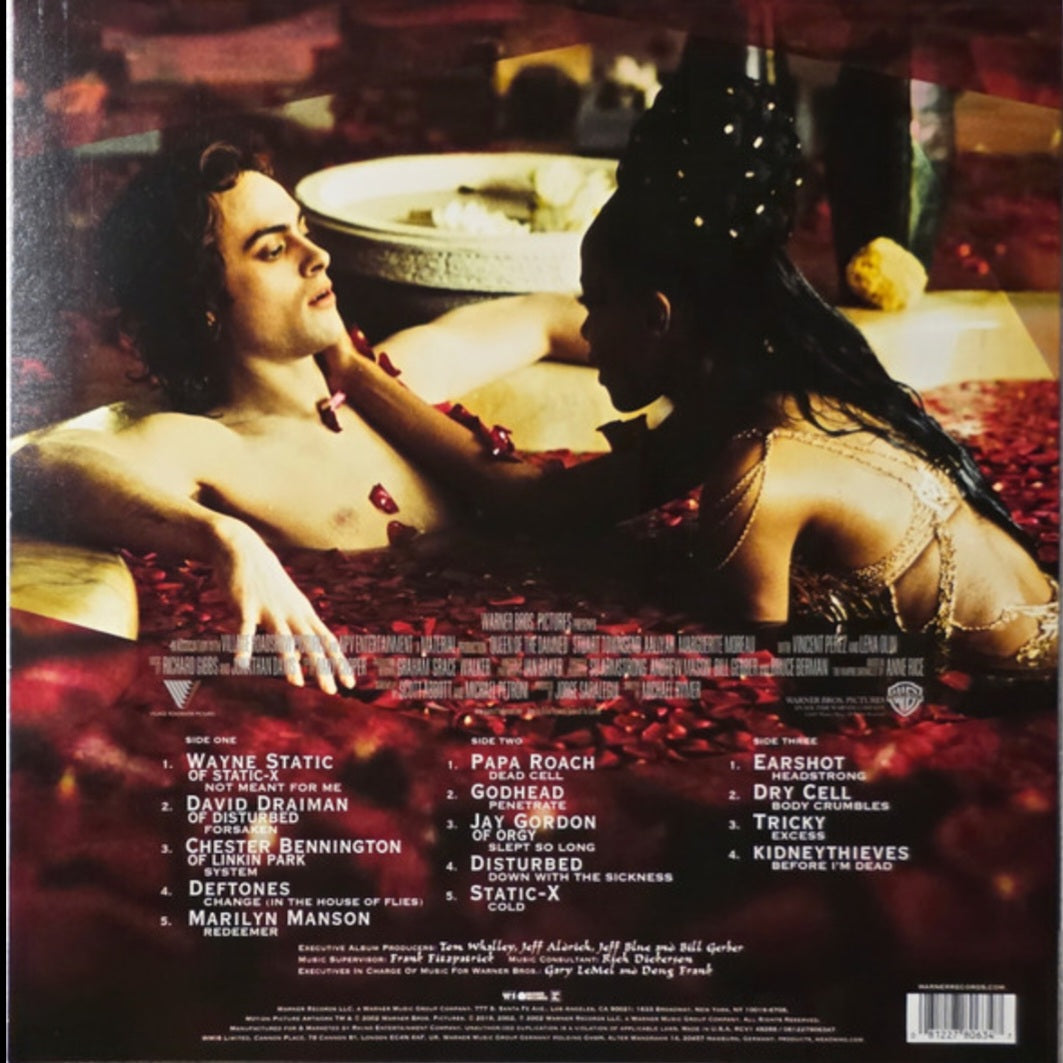QUEEN OF THE DAMNED : MUSIC FROM THE MOTION PICTURE LTD 2LP 180G BLOOD RED VINYL
