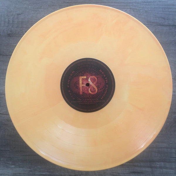 FIVE FINGER DEATH PUNCH : F8 LTD 2LP 180G ORANGE RED CRACKLE VINYL