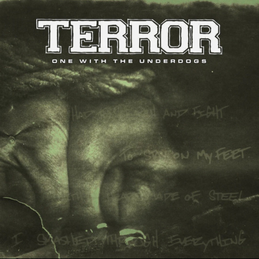 TERROR : ONE WITH THE UNDERDOGS LTD NUMBERED LP 180G GREEN BLACK SPLATTER VINYL