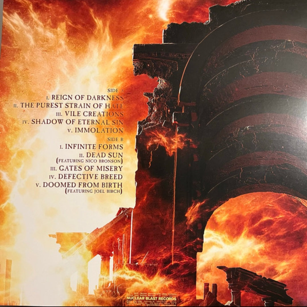 THY ART IS MURDER : HATE LTD LP 180G YELLOW RED WHITE SPLATTER VINYL