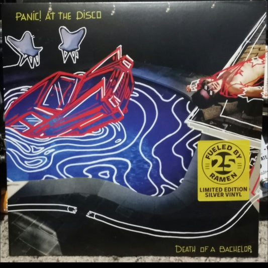 PANIC AT THE DISCO : DEATH OF A BACHELOR LTD LP 180G SILVER VINYL