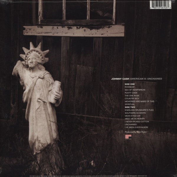 JOHNNY CASH : AMERICAN II UNCHAINED LP 180G