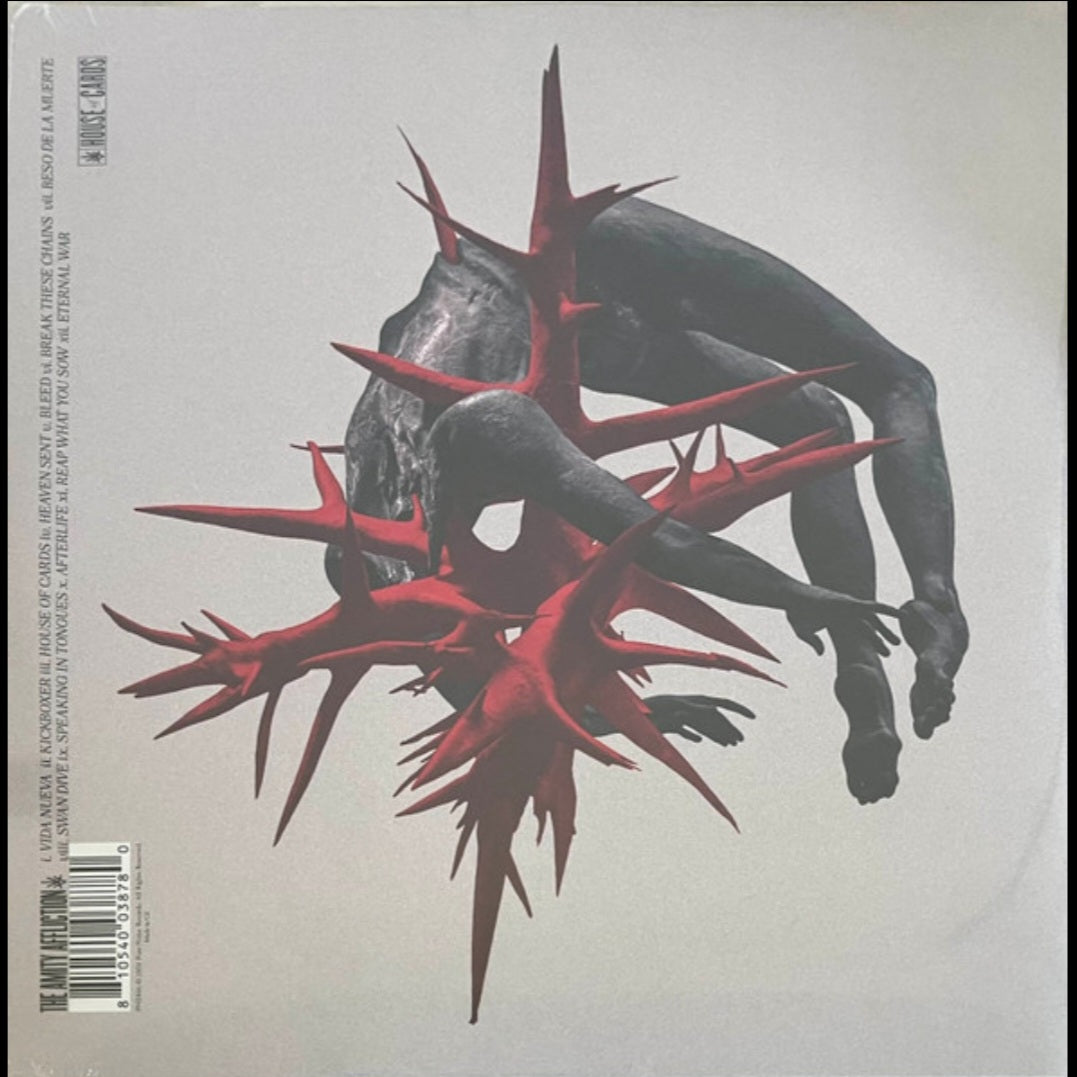 THE AMITY AFFLICTION : HOUSE OF CARDS LTD LP 180G CLOUDY BLOOD RED VINYL