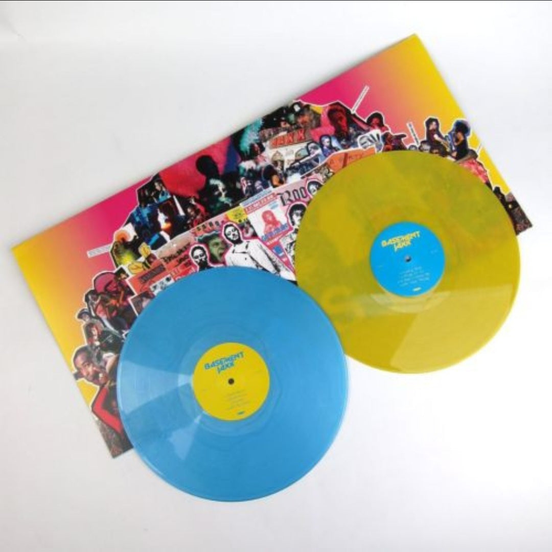 BASEMENT JAXX : THE SINGLES LTD 2LP 180G BLUE YELLOW VINYL