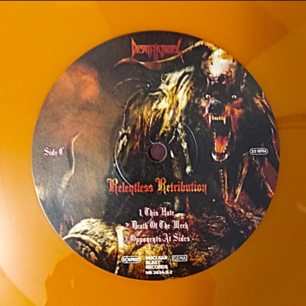 DEATH ANGEL : RELENTLESS RETRIBUTION LTD 2LP 180G ORANGE VINYL