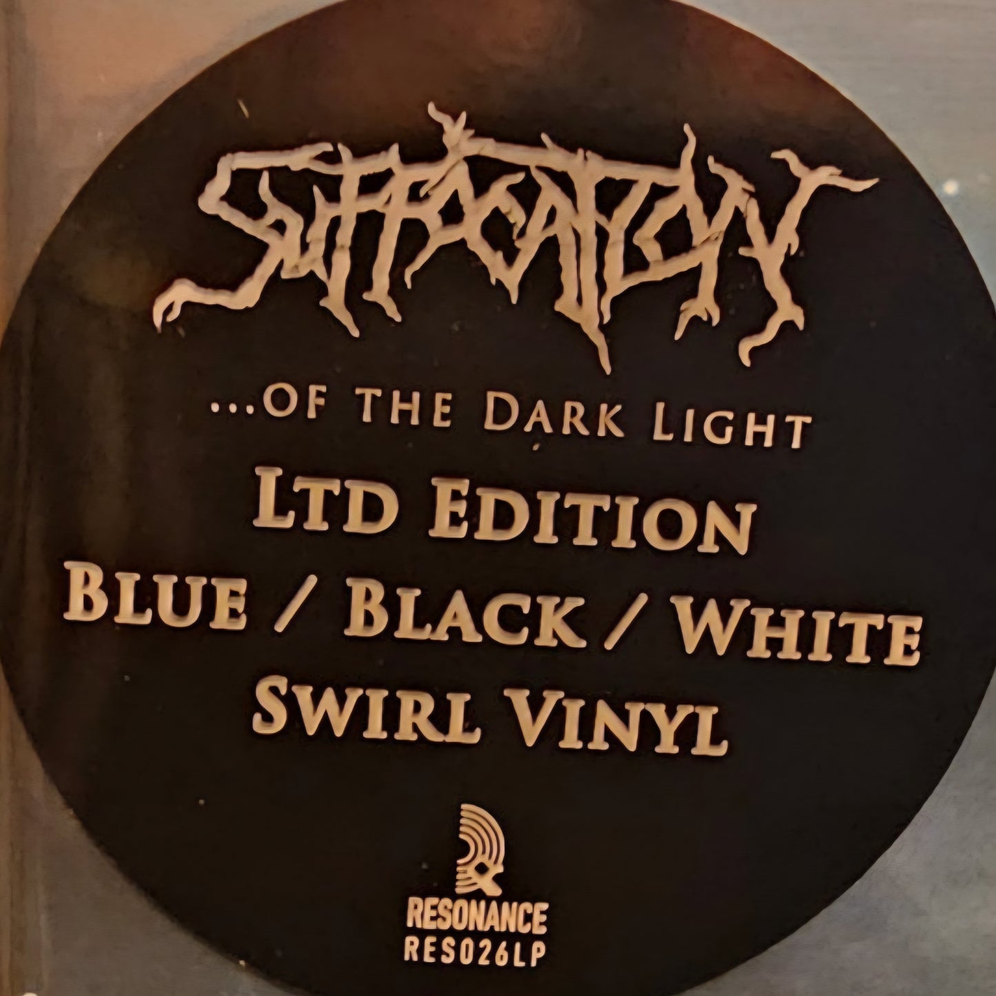 SUFFOCATION : ... OF THE DARK LIGHT LTD LP 180G BLUE BLACK WHITE SWIRL VINYL