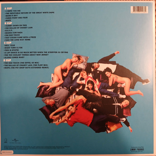 BLOODHOUND GANG : HOORAY FOR BOOBIES LTD 2LP 180G WHITE BLUE YELLOW SPLATTER VINYL