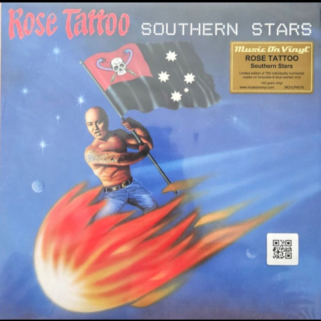 ROSE TATTOO : SOUTHERN SONS LTD NUMBERED 50TH ANNIVERSARY LP 180G BLUE SWIRL VINYL