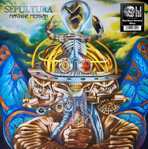 SEPULTURA : MACHINE MESSIAH LTD 2LP 180G RED BLACK MARBLED VINYL