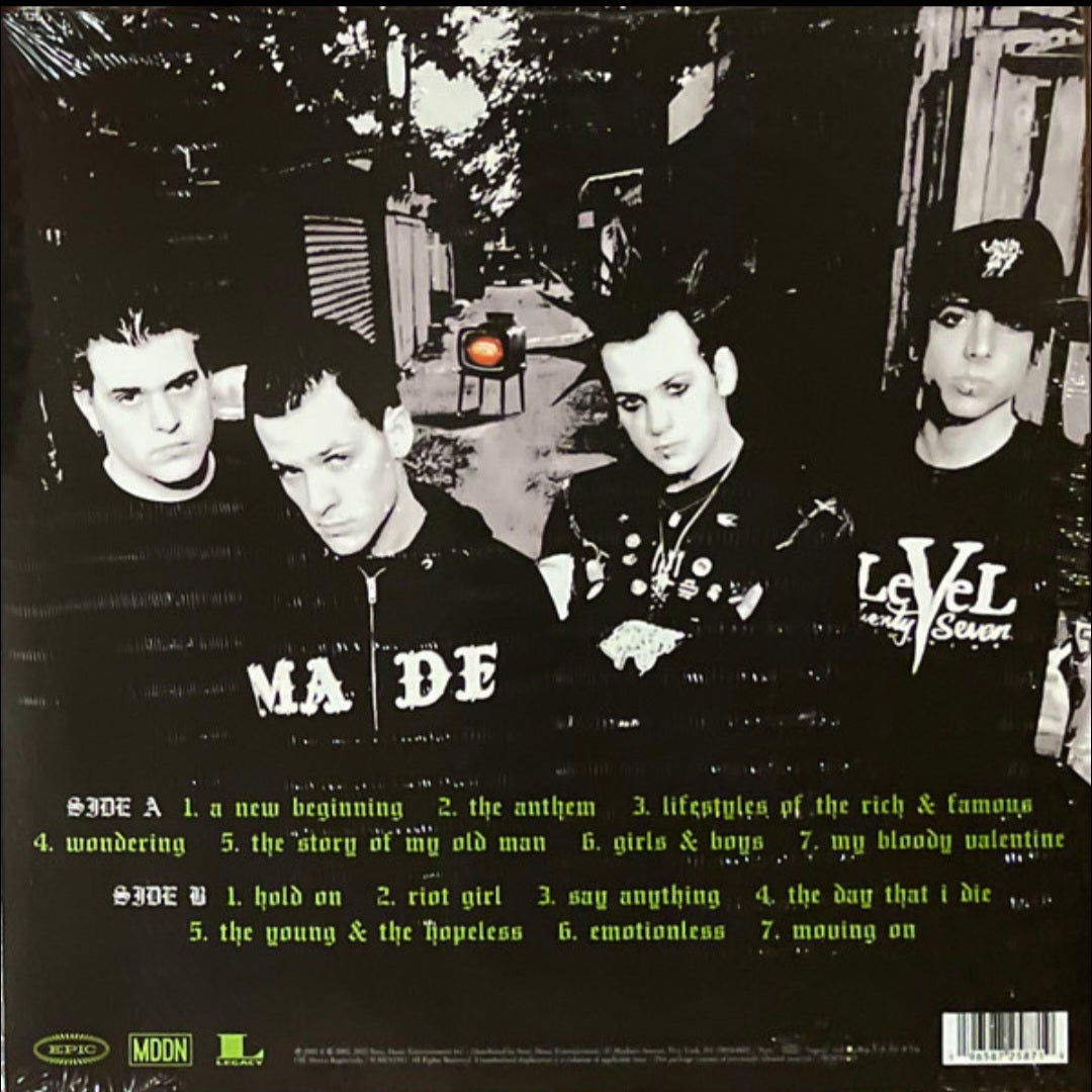 GOOD CHARLOTTE : THE YOUNG AND THE HOPELESS LTD LP 180G NEON GREEN VINYL