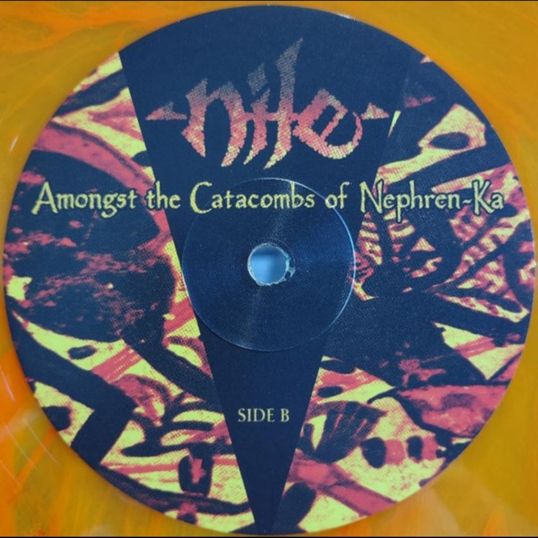 NILE : AMONGST THE CATACOMBS OF NEPHREN-KA LTD LP 180G CUSTOM ORANGE MARBLED VINYL