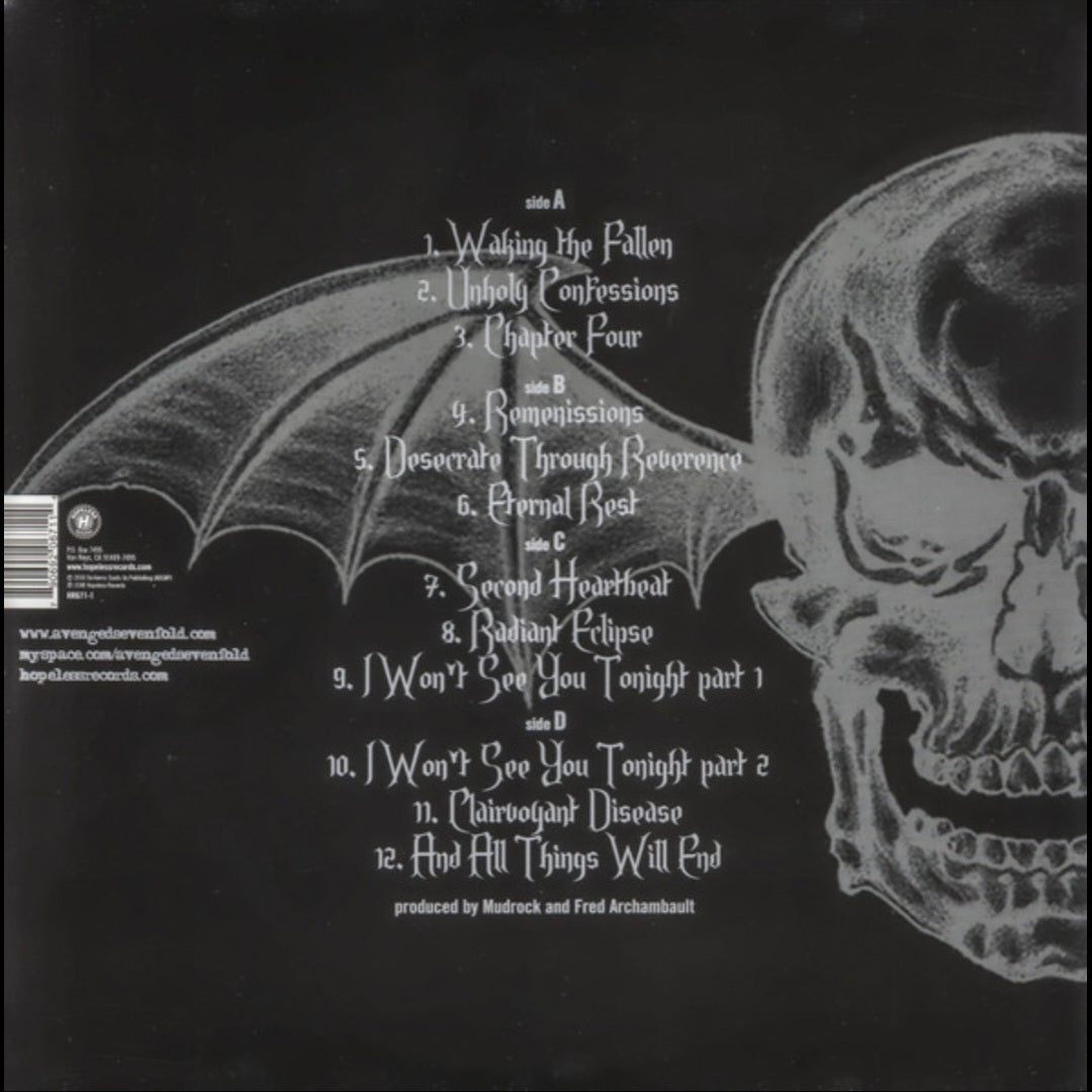 AVENGED SEVENFOLD : WAKING THE FALLEN LTD 20TH ANNIVERSARY 2LP 180G GOLD VINYL