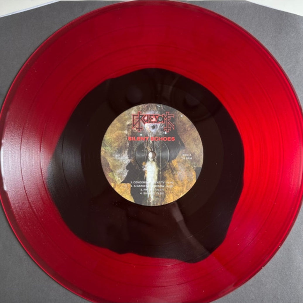 GRUESOME : SILENT ECHOES LTD LP 180G BLACK IN BLOOD RED VINYL