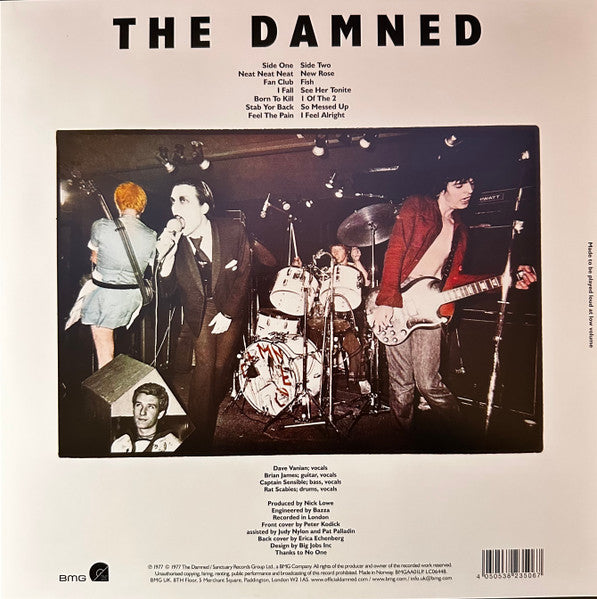 THE DAMNED : DAMNED DAMNED DAMNED LP 180G