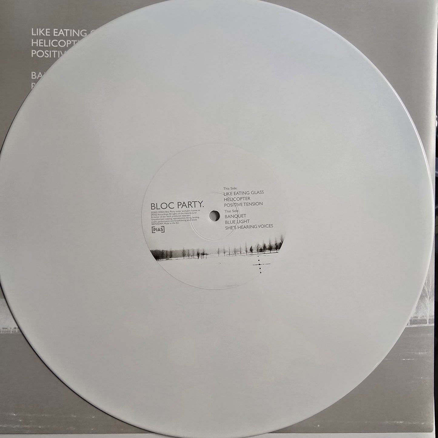 BLOC PARTY : SILENT ALARM LTD 20TH ANNIVERSARY 2LP 180G WHITE VINYL