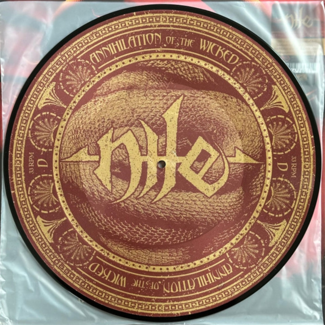 NILE : ANNIHILATION OF THE WICKED LTD 20TH ANNIVERSARY 2LP 180G ZOETROPE PICTURE DISC VINYL