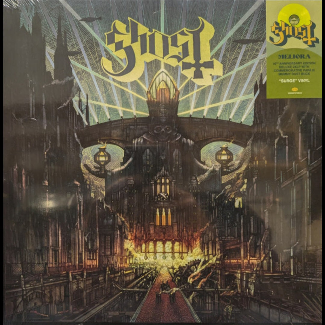 GHOST : MELIORA LTD 10TH ANNIVERSARY 2LP 180G GREEN SMOKE VINYL
