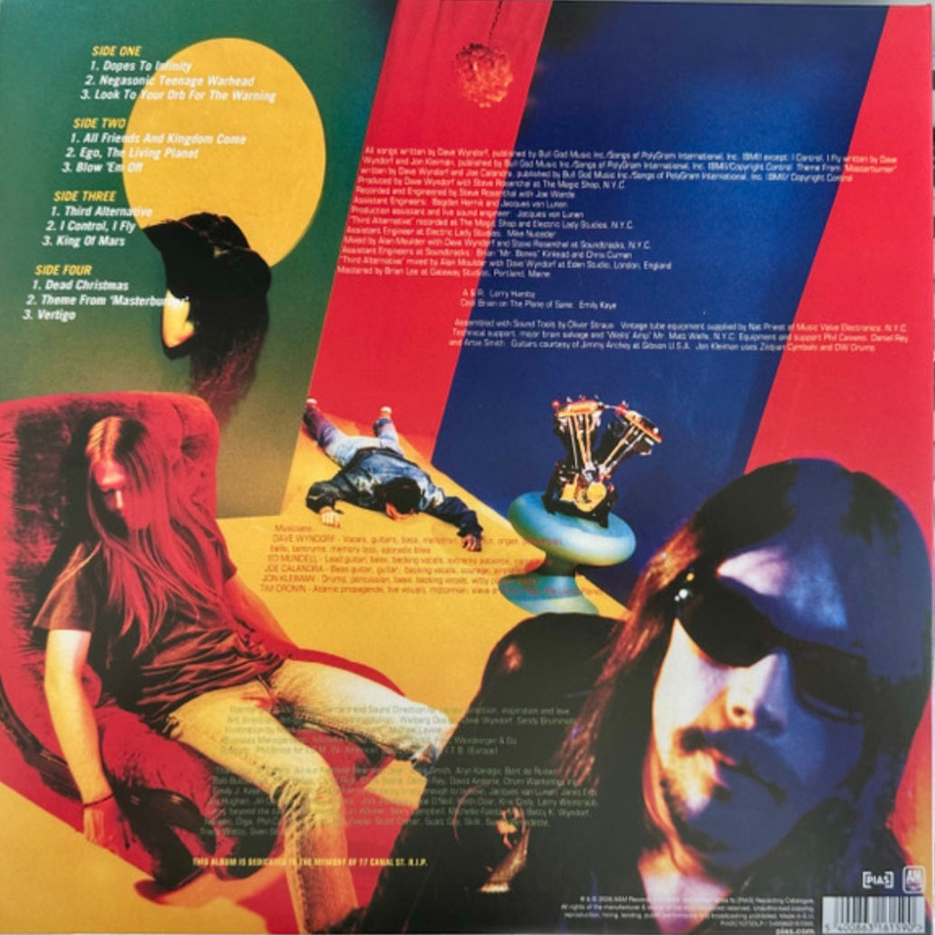 MONSTER MAGNET : DOPES TO INFINITY 2LP 180G GATEFOLD SLEEVE