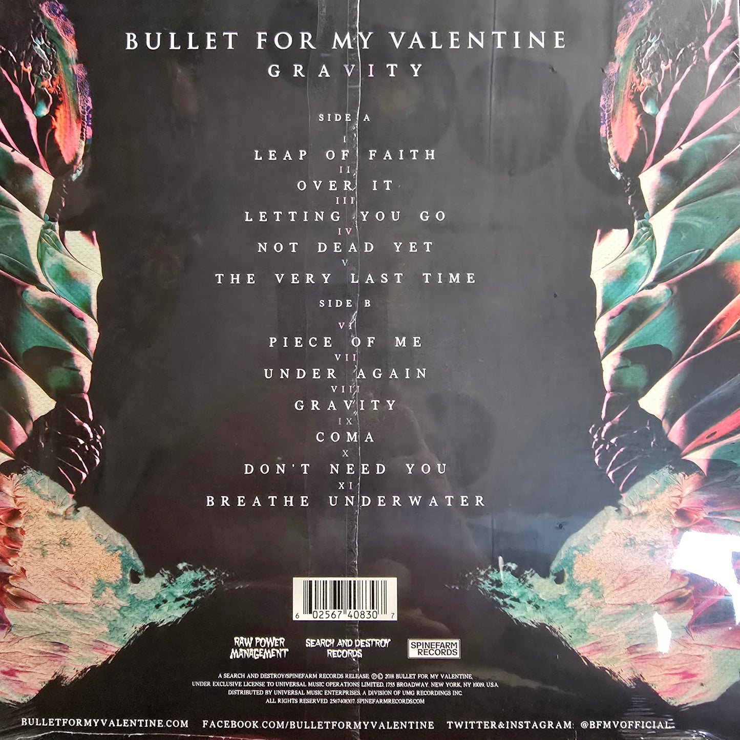 BULLET FOR MY VALENTINE : GRAVITY LP 180G