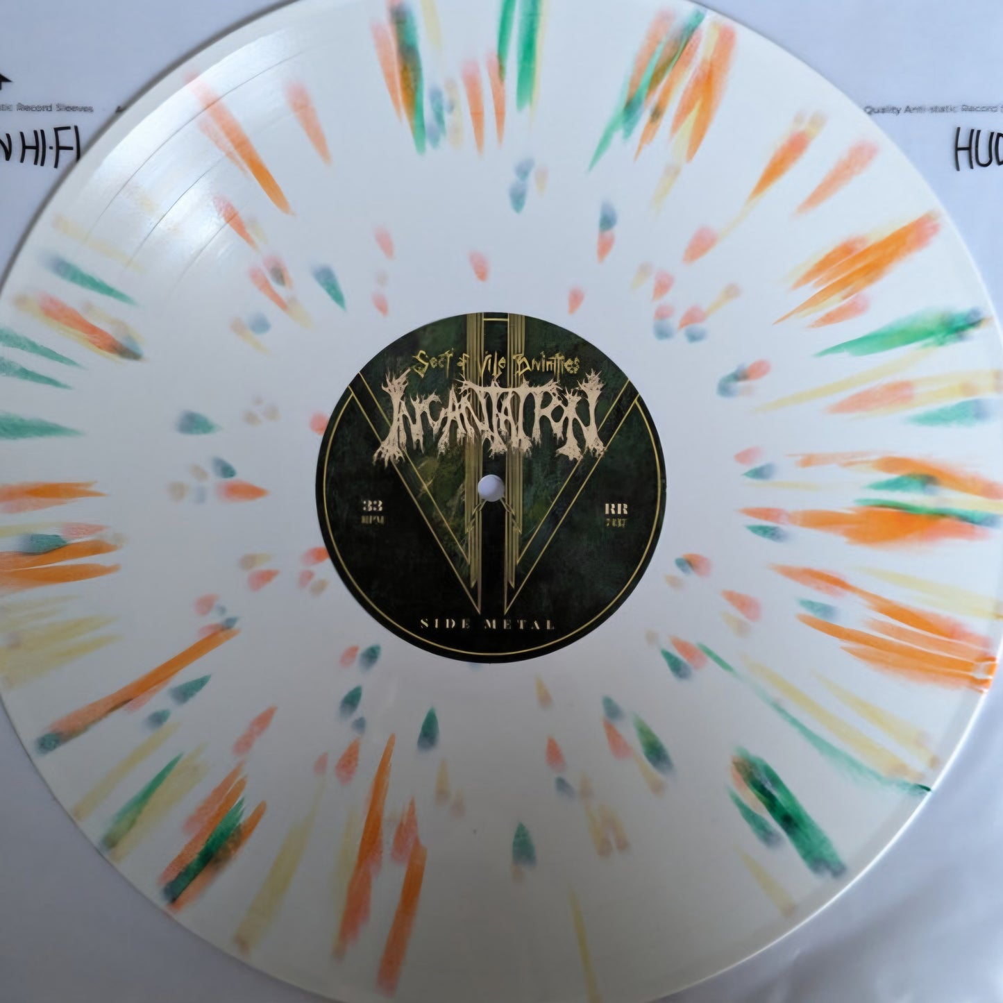 INCANTATION : SECT OF VILE DIVINITIES LTD LP 180G WHITE SPLATTER VINYL