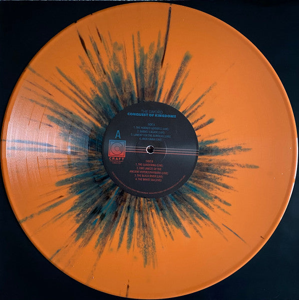 THE SWORD : CONQUEST OF KINGDOMS LTD 3LP 180G ORANGE BLUE BLACK SPLATTER VINYL