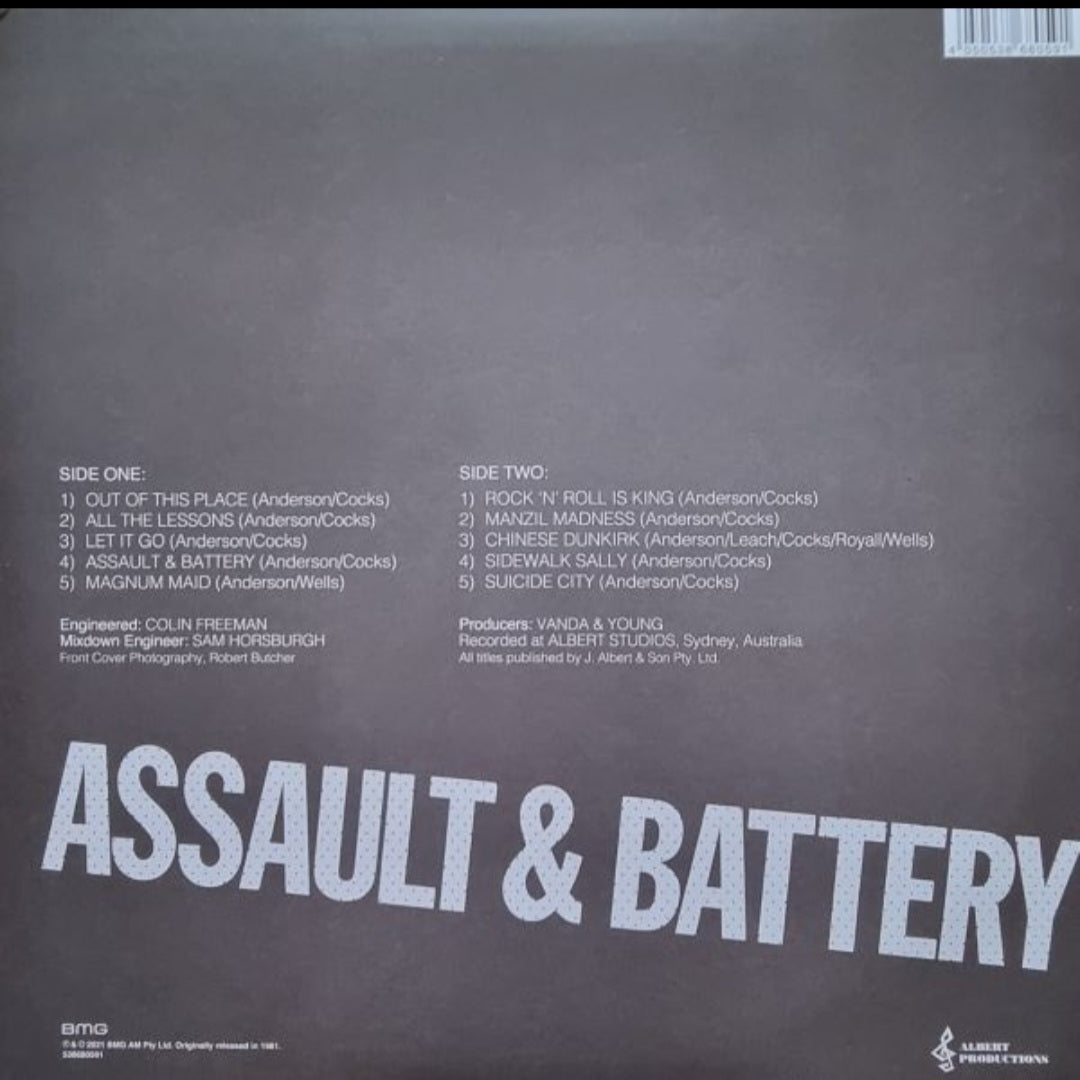 ROSE TATTOO : ASSAULT AND BATTERY LTD LP 180G PURPLE VINYL