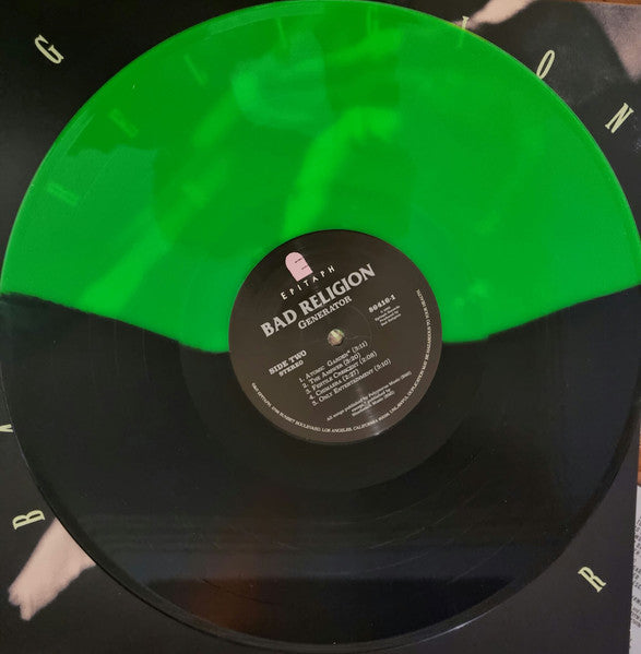 BAD RELIGION : GENERATOR LTD LP 180G GREEN BLACK SPLIT VINYL