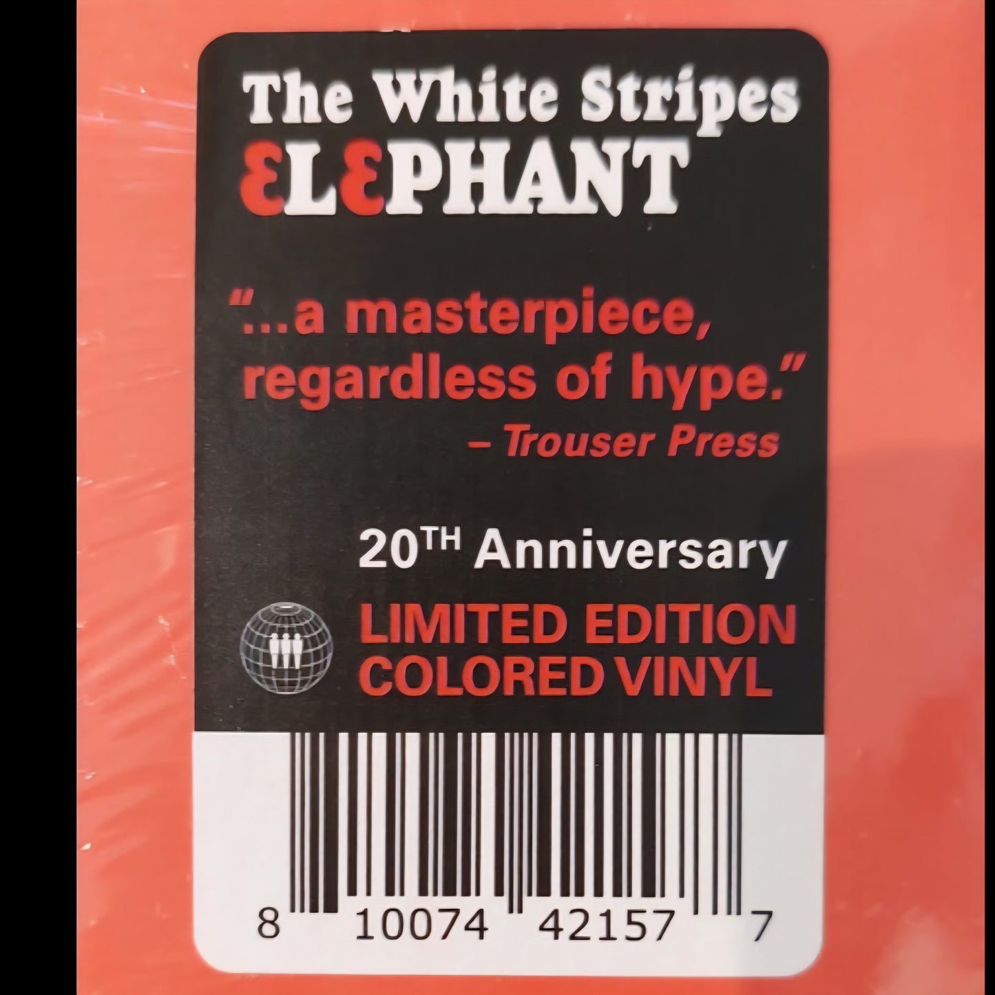 THE WHITE STRIPES : ELEPHANT LTD 20TH ANNIVERSARY 2LP 180G RED BLACK SMOKE / CLEAR BLACK SMOKE VINYL