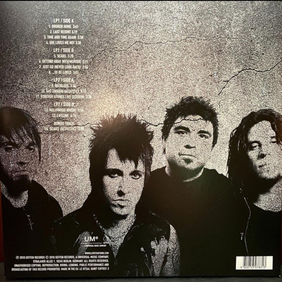 PAPA ROACH : TO BE LOVED - THE BEST OF 2LP 180G RED BLACK SPLATTER VINYL