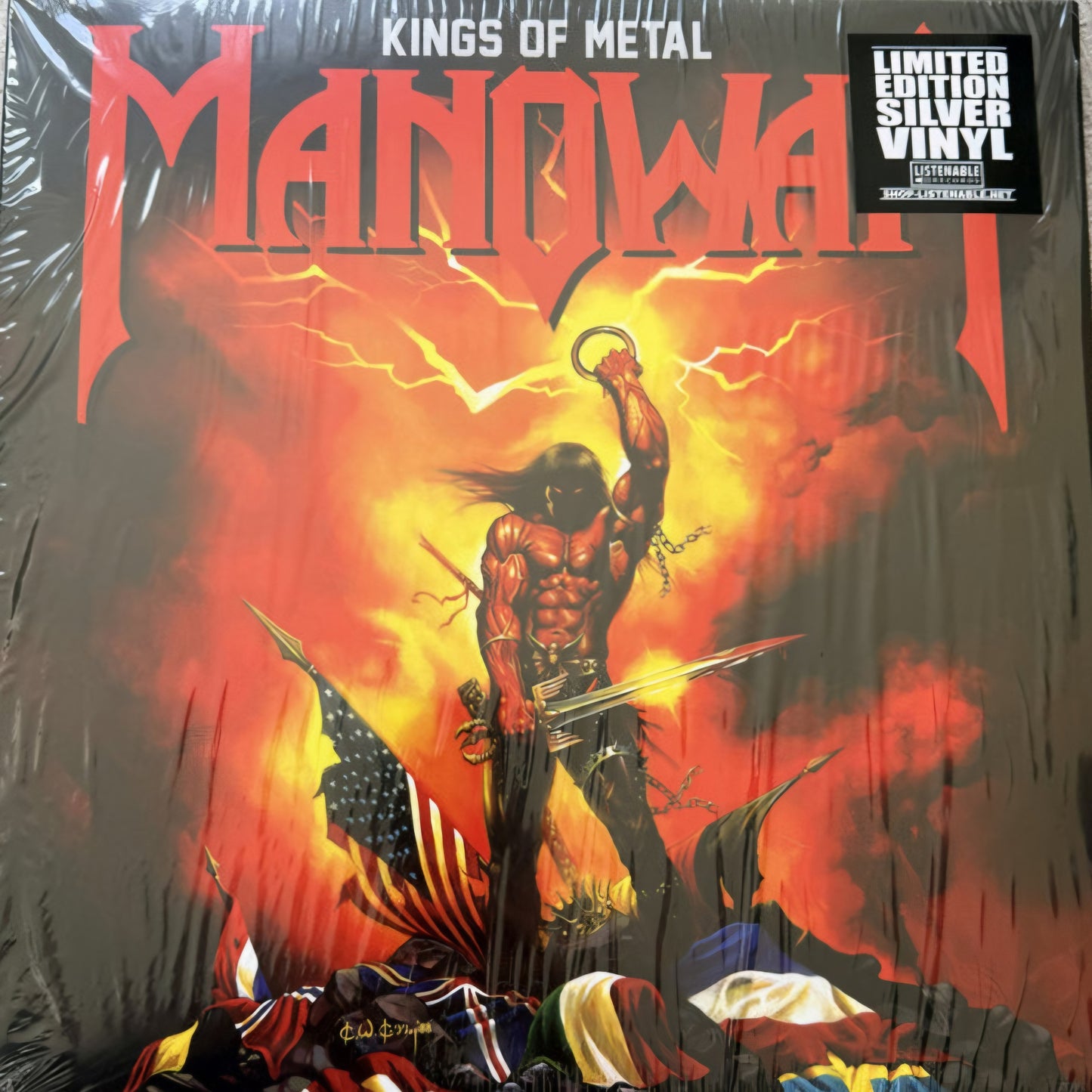 MANOWAR : KINGS OF METAL LTD LP 180G SILVER VINYL